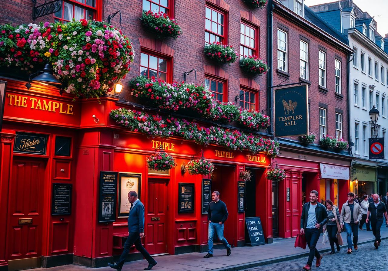 Temple Bar, o famoso bairro boêmio de Dublin